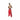 Hose Fighter - Satin - rot - schwarze Streifen