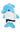 Plüschtier Anhänger Delfin